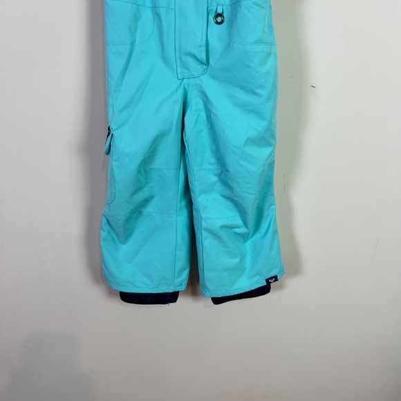 Roxy Girls Toddler Blue Insulated Snow Sport Bibs NWOT - Picture 3 of 10
